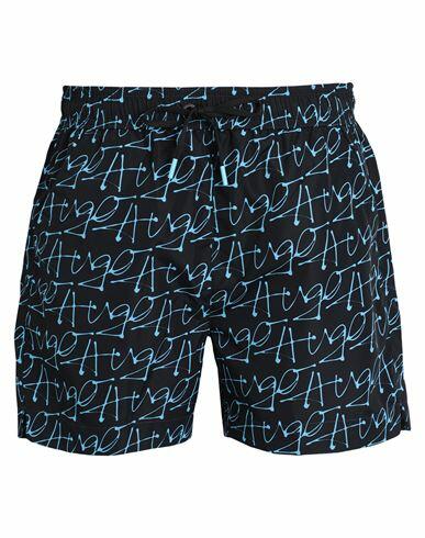 Hugo Man Swim trunks Black Polyester Cover