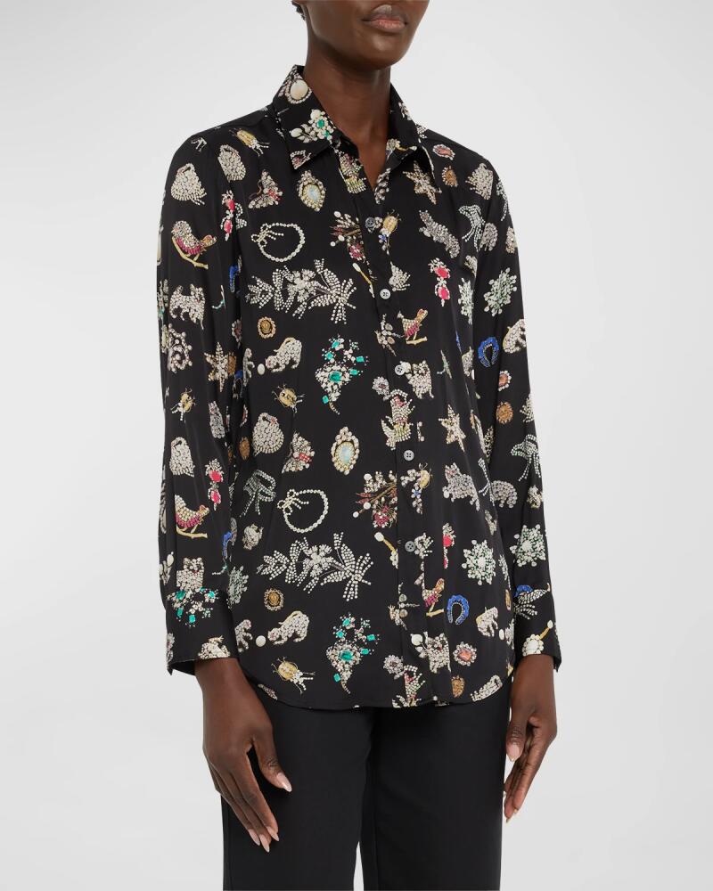 Libertine Black Diamond Pins Printed New Classic Shirt Cover