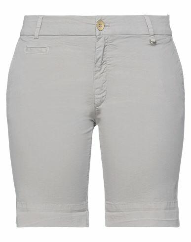 Mason's Woman Shorts & Bermuda Shorts Grey Cotton, Elastane Cover