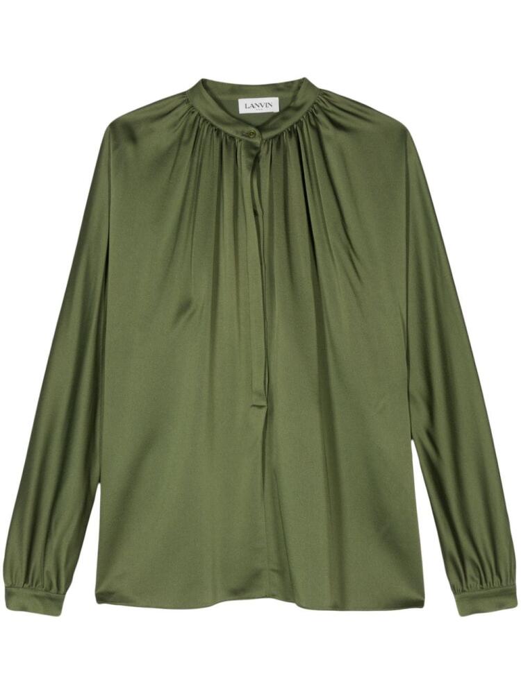 Lanvin Flared blouse - Green Cover