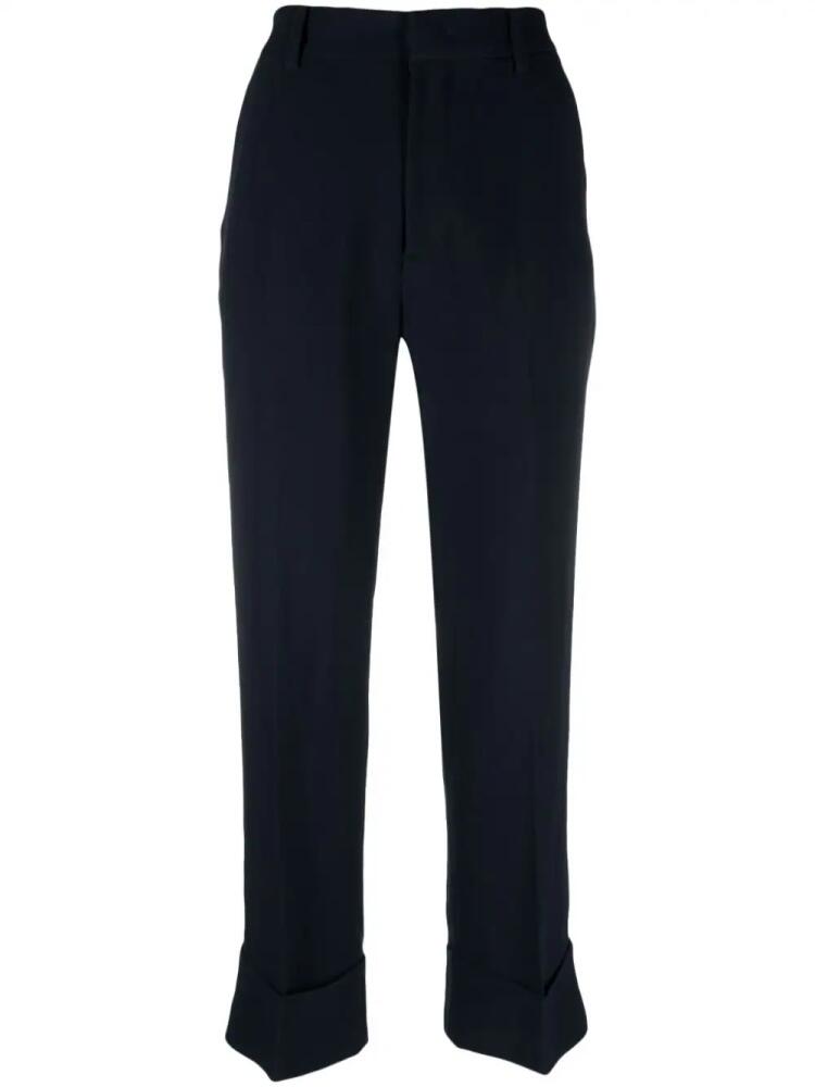 Nº21 pressed-crease tailored trousers - Blue Cover