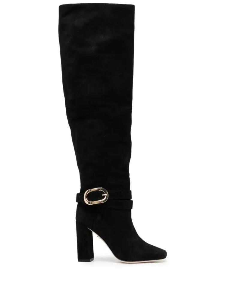 Dee Ocleppo Samantha 95mm knee-high suede boots - Black Cover