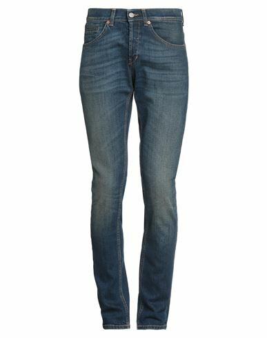 Dondup Man Jeans Blue Cotton, Elastane Cover