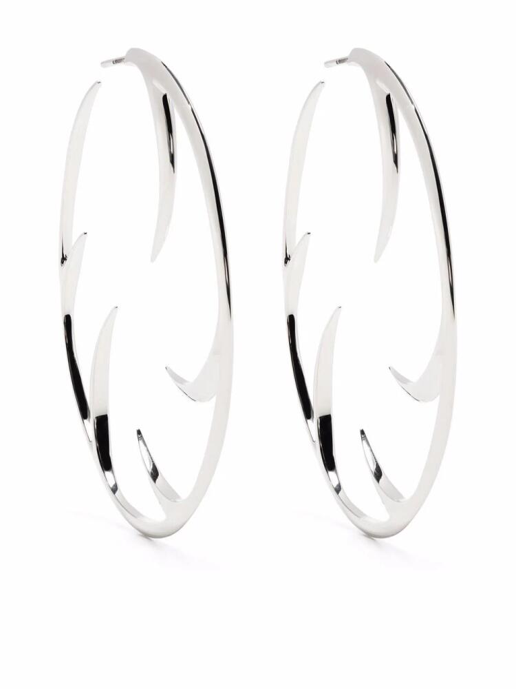 Shaun Leane multi cat claw hoop earrings - Silver Cover