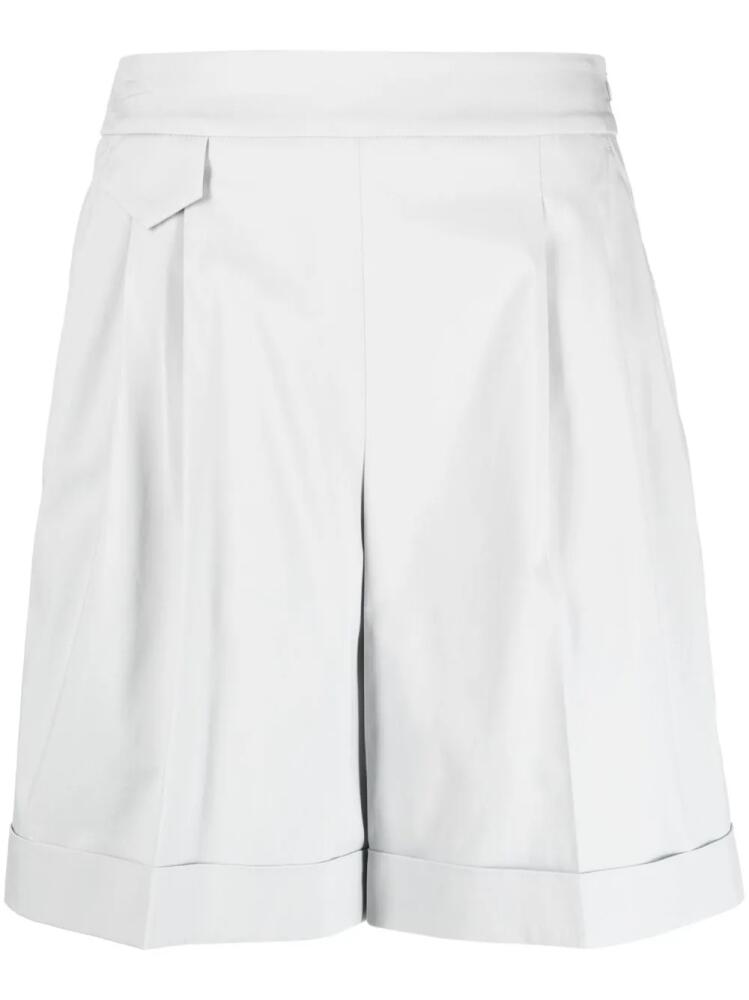 Eleventy cotton-blend tailored shorts - Blue Cover