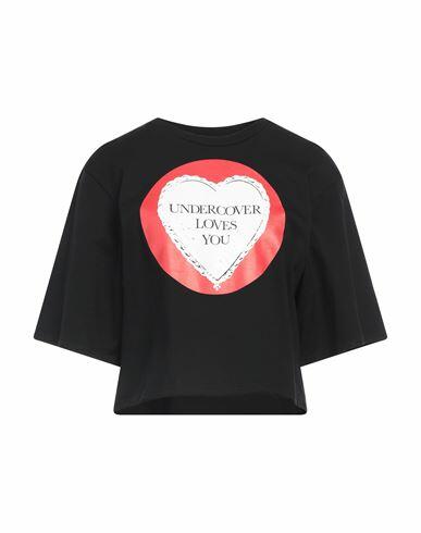 Undercover Woman T-shirt Black Cotton Cover