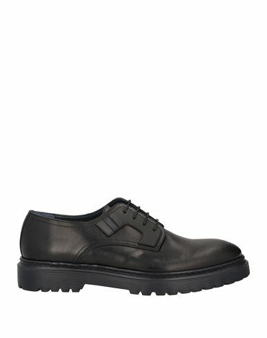 Harmont & Blaine Man Lace-up shoes Black Leather Cover