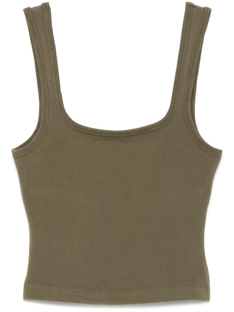 ENTIRE STUDIOS square neck tank top - Green Cover