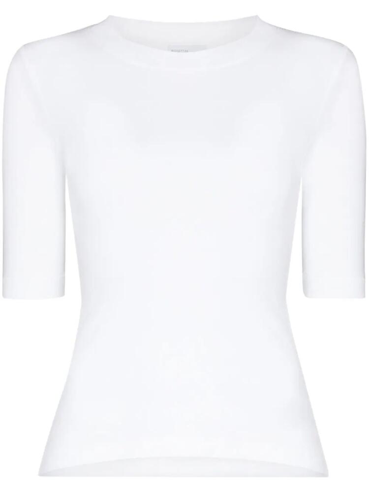 Rosetta Getty half-sleeve crew neck T-shir - White Cover