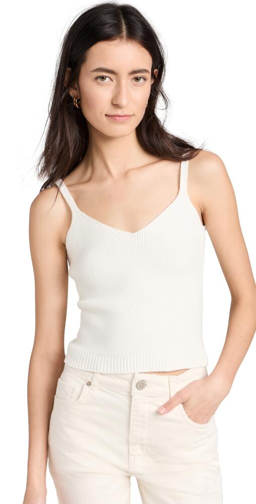 La Ligne Directional Rib Tank Cream Cover