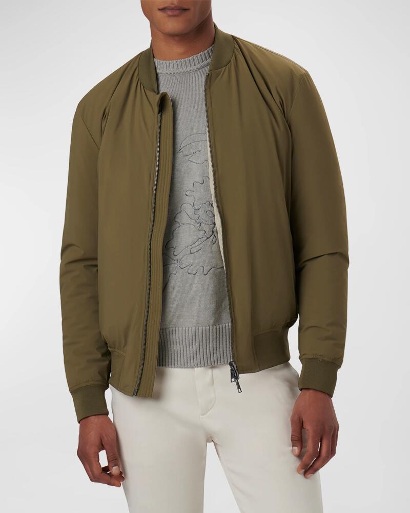 Bugatchi Men's Full-Zip Bomber Jacket Cover