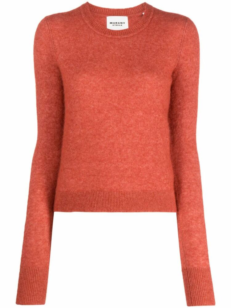 MARANT ÉTOILE crew-neck alpaca wool-blend jumper - Orange Cover