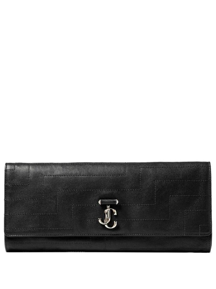 Jimmy Choo Avenue Soft clutch bag - Black Cover