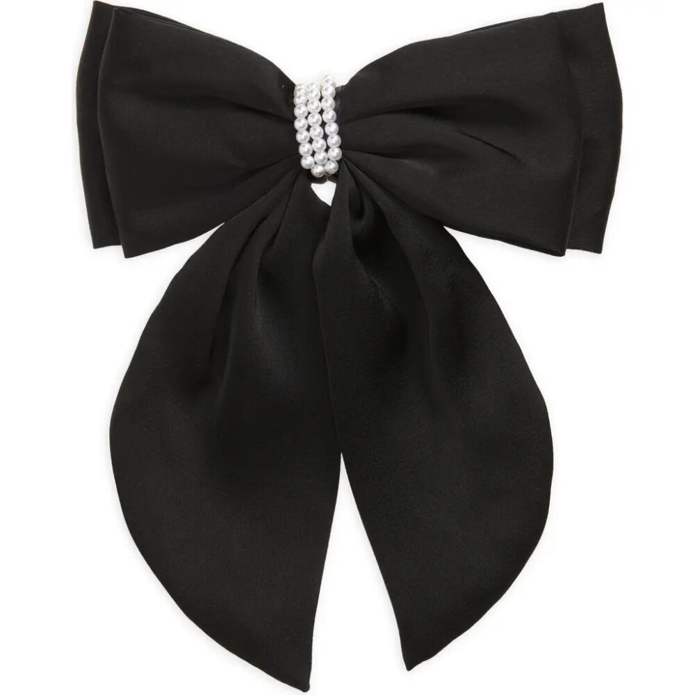 BP. Rhinestone Bow Clip in Black Cover