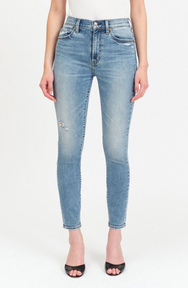 DAZE Moneymaker Crop Skinny Jeans in Dance Floor Cover