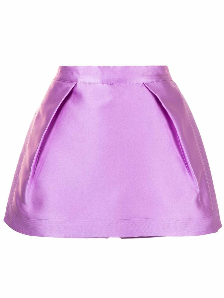 Isabel Sanchis structured mikado skorts - Purple Cover