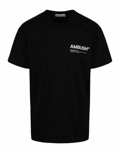 Ambush Workshop Logo T-shirt Man T-shirt Black Cotton Cover