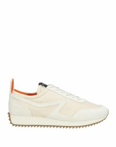 Rag & Bone Man Sneakers Ivory Leather, Textile fibers Cover