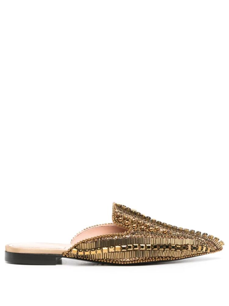 Alberta Ferretti Mia mules - Gold Cover