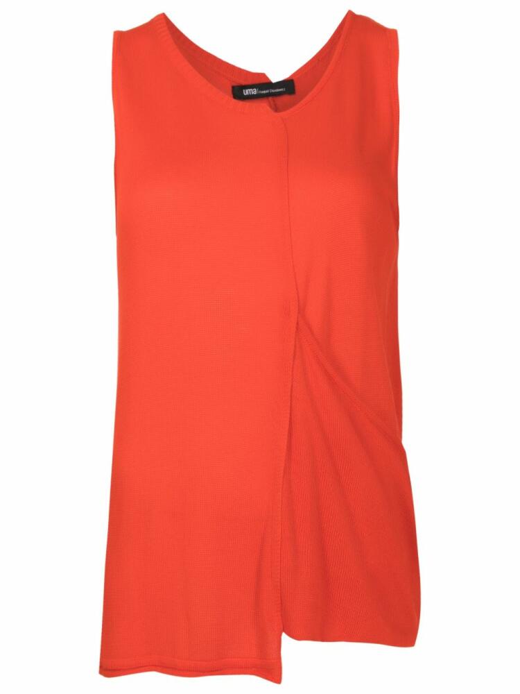 Uma | Raquel Davidowicz asymmetric sleeveless tank top - Red Cover