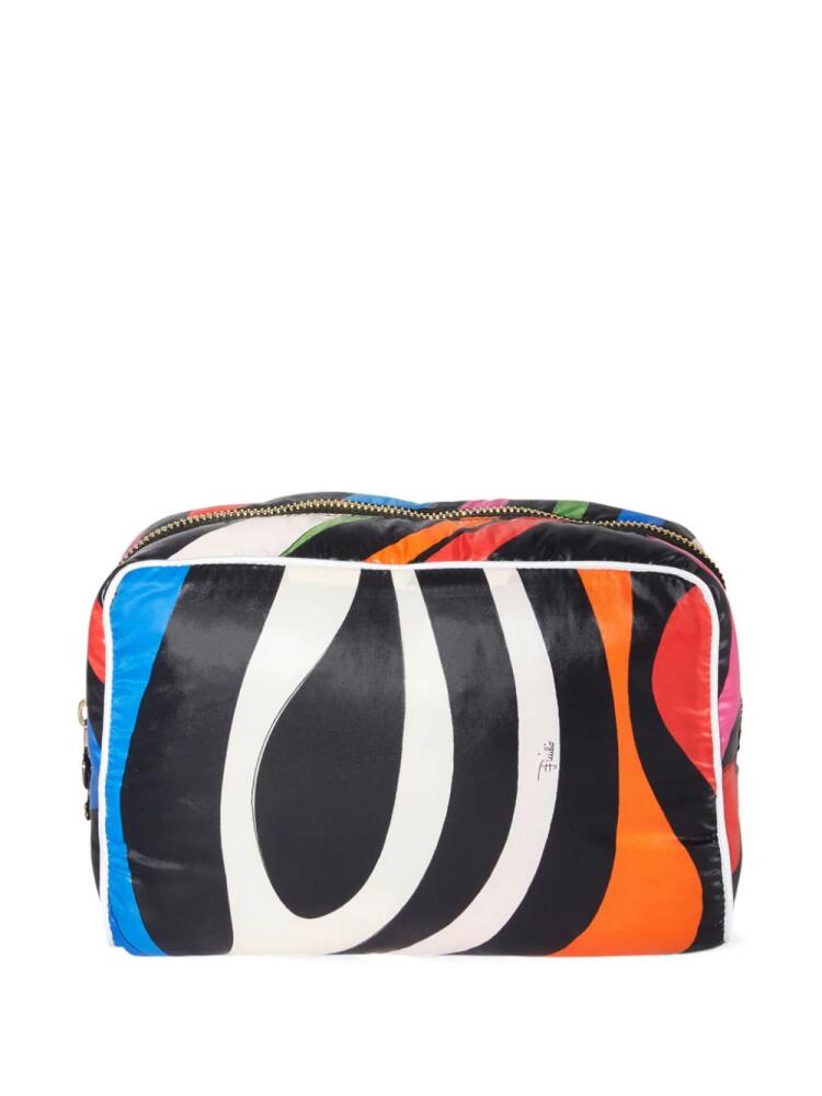 PUCCI abstract-print make-up bag - Black Cover