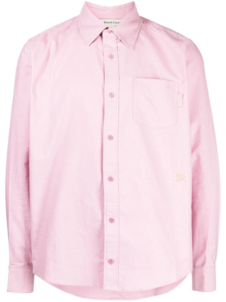 Advisory Board Crystals long-sleeves cotton shirt - Pink Cover