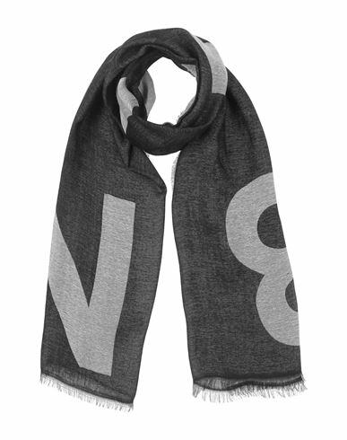 Balmain Man Scarf Black Viscose, Modal Cover