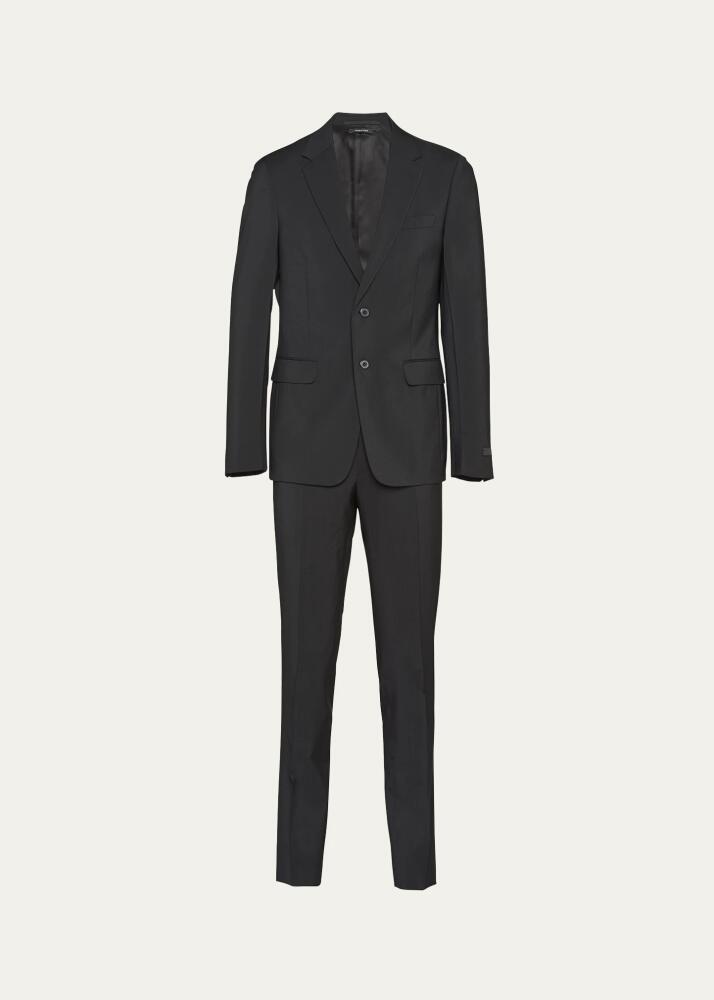 Prada Men's Wool-Mohair Solid Suit Cover