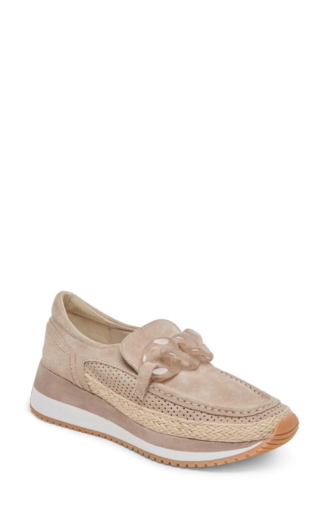 Dolce Vita Jadah Sneaker in Taupe Suede Cover