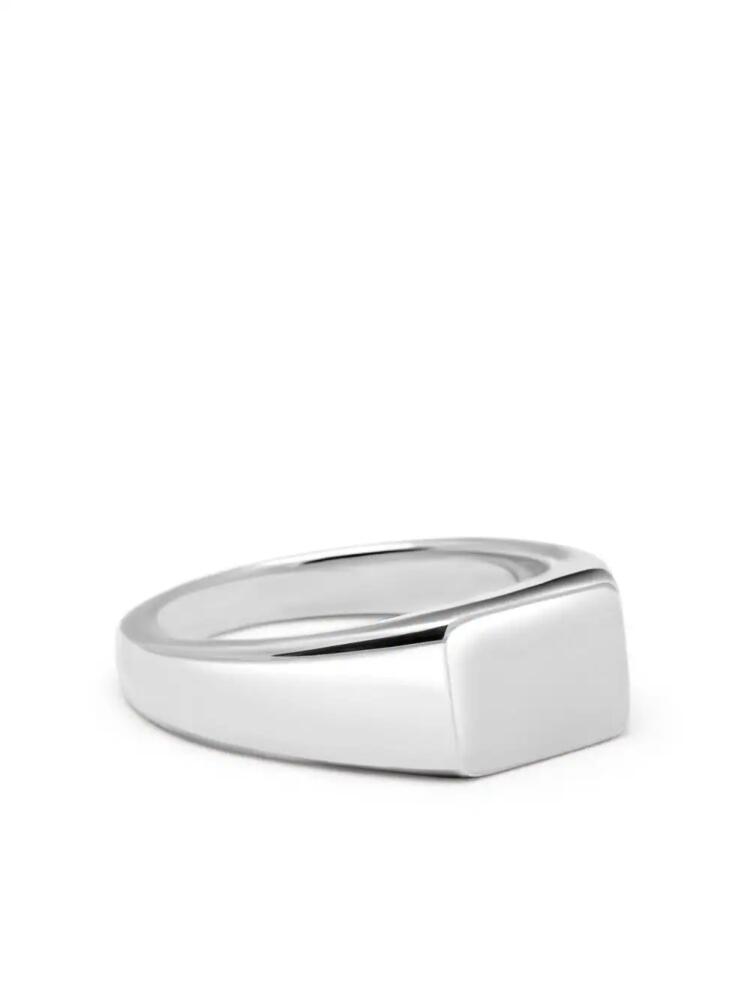 Nialaya Jewelry signet ring - Silver Cover