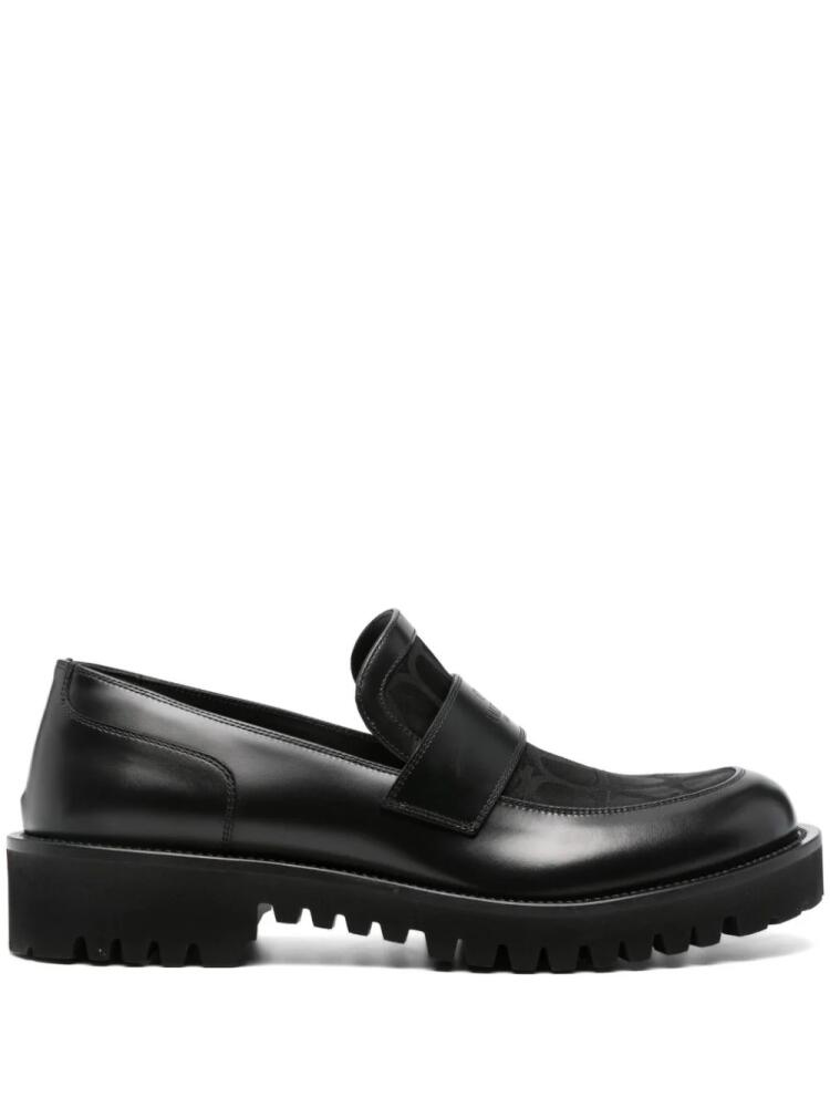 Valentino Garavani Toile Iconographe loafers - Black Cover