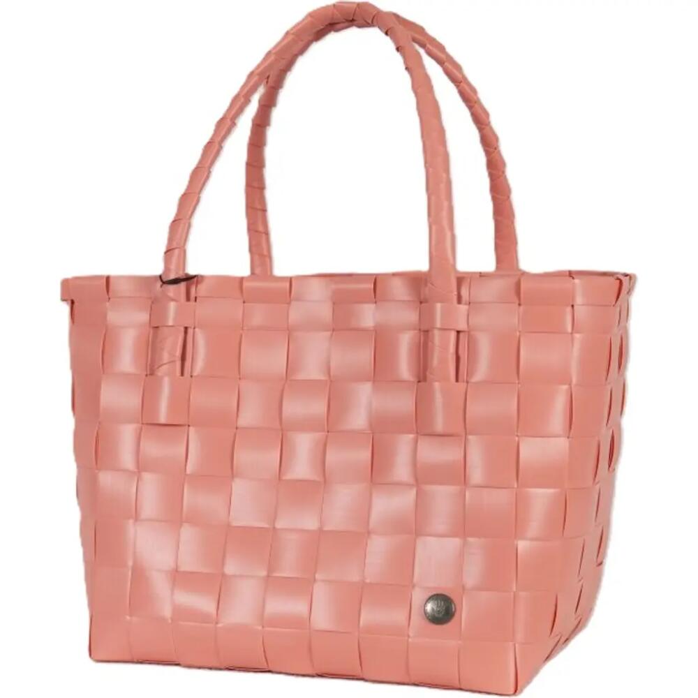 Handed By Paris Recycled Plastic Tote Bag in Soft Coral Cover