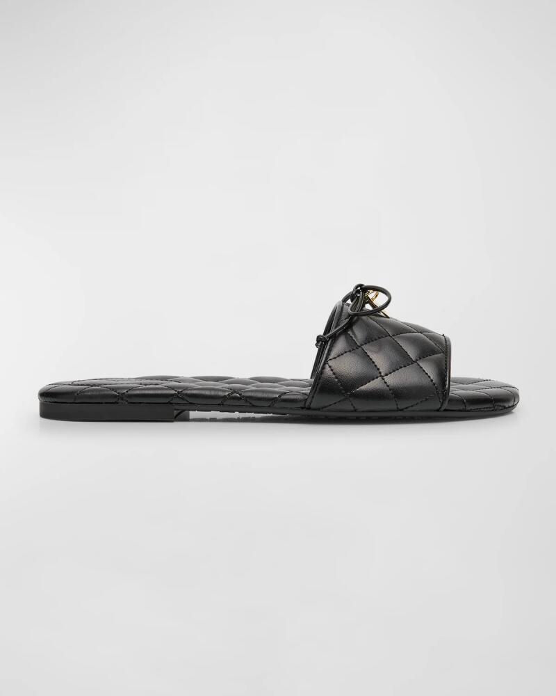 See by Chloe Jodie Quilted Bow Slide Sandals Cover