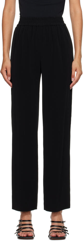 CO Black Elasticized Trousers Cover