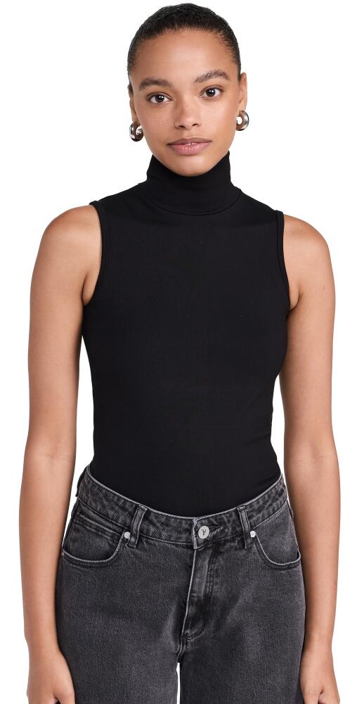 rag & bone Irina Ponte Turtleneck Tank Blk Cover