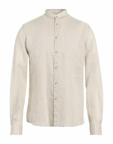 Why Not Brand Man Shirt Beige Linen Cover