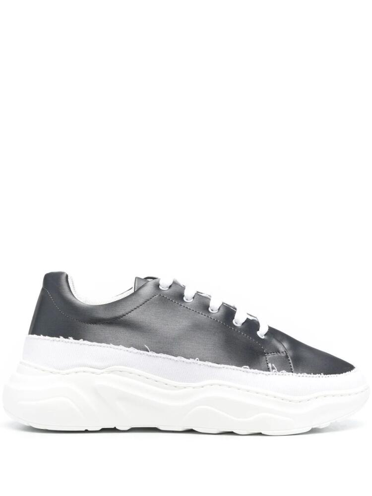 PHILEO low-top round-toe sneakers - Grey Cover