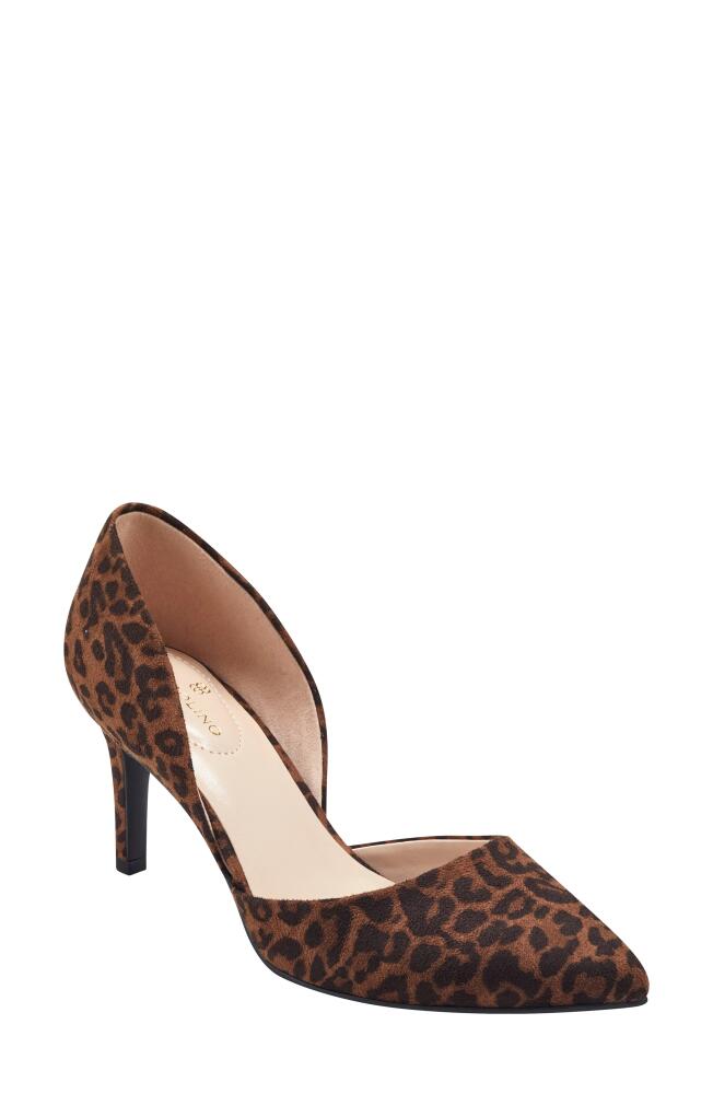 Bandolino d'Orsay Pump in Dark Brown Leopard Cover