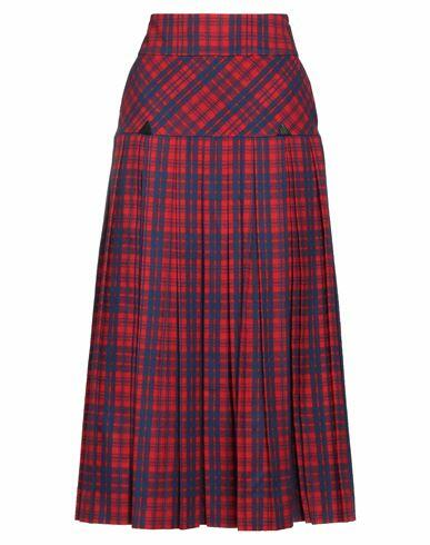 Dsquared2 Woman Midi skirt Red Cotton Cover