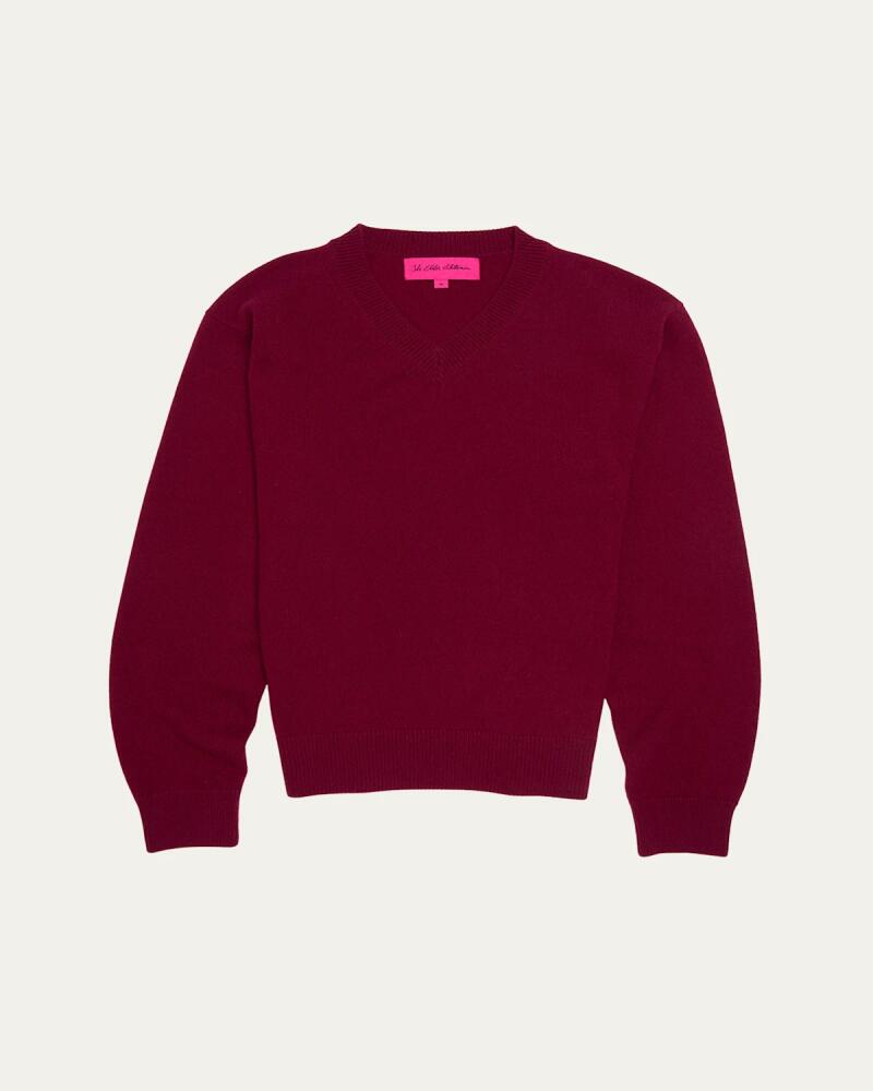 The Elder Statesman Men's Light Cashmere V-Neck Sweater Cover