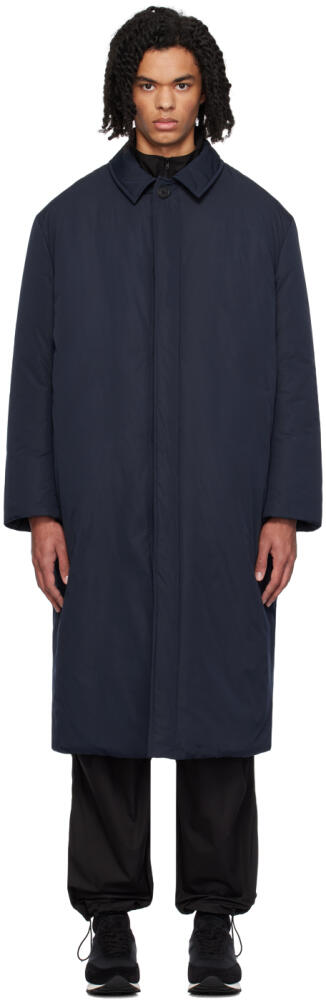 The Row Navy Django Coat Cover