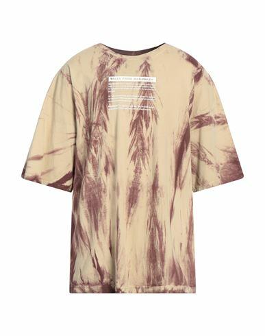 Mauna Kea Man T-shirt Beige Cotton Cover