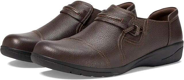 Clarks Cheyn Madi (Dark Brown Tumbled Leather) Women's Shoes Cover