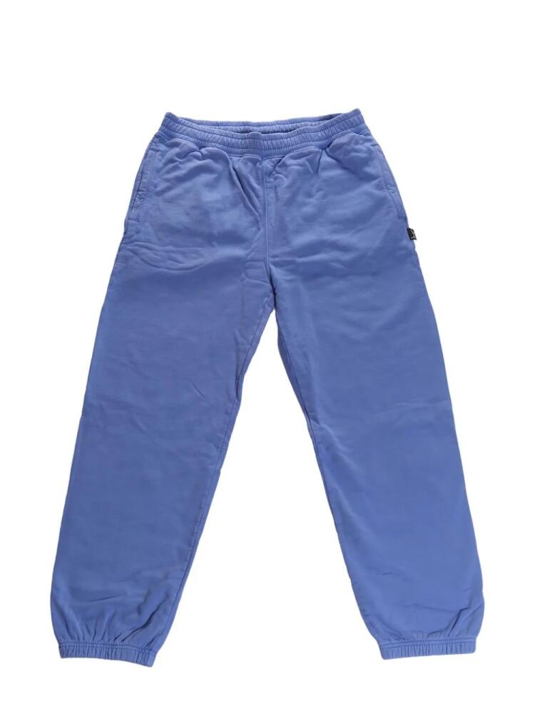 Stüssy Pigment Dyed freece track pants - Blue Cover