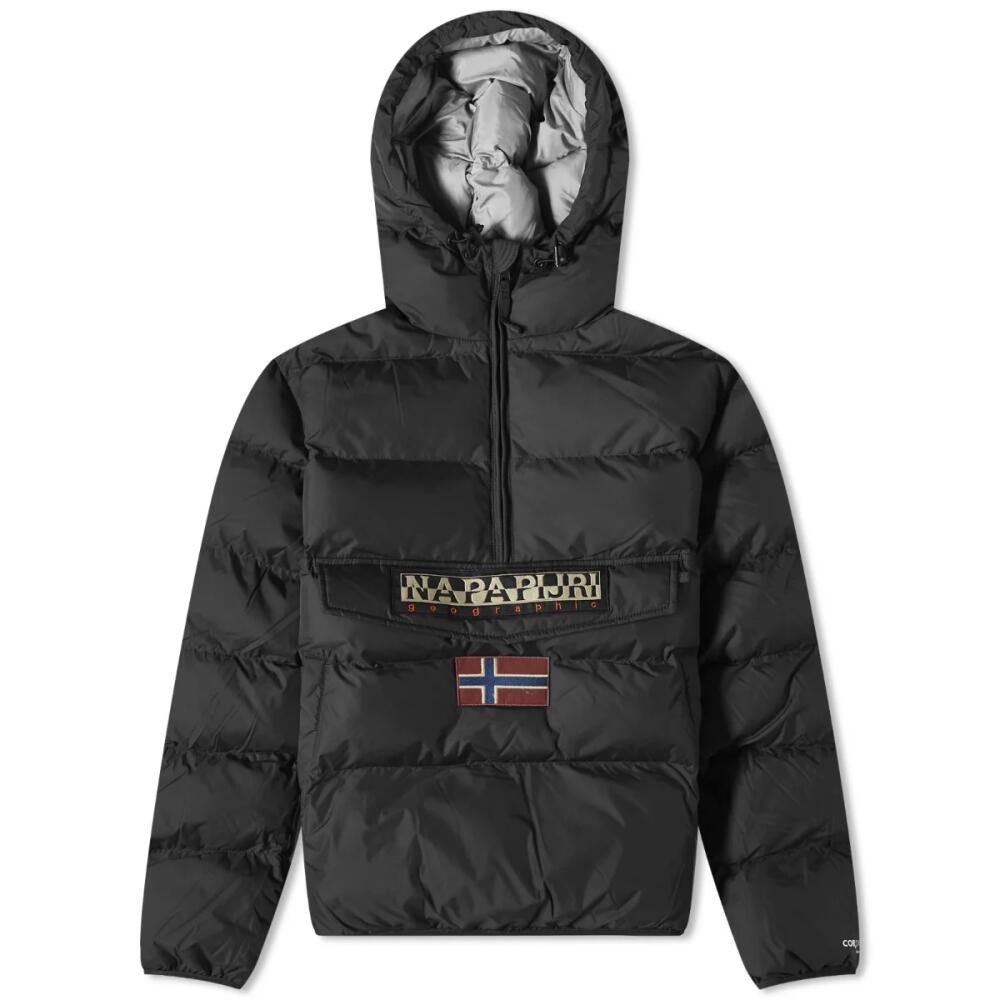 Napapijri Men's Rainforest Puffer Jacket in Black Cover