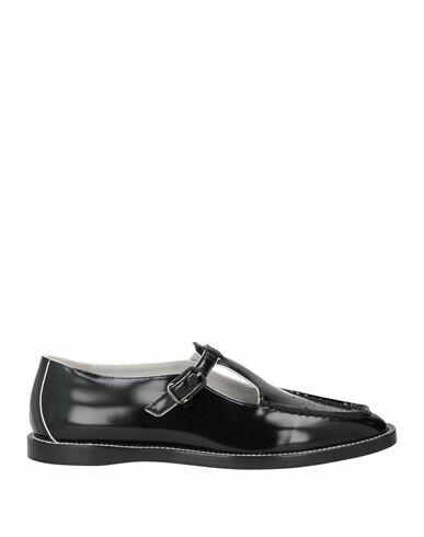 Giorgio Armani Woman Loafers Black Ovine leather, Goat skin Cover