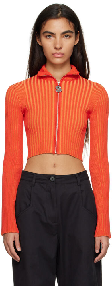 SIMONMILLER Orange Peep Sweater Cover