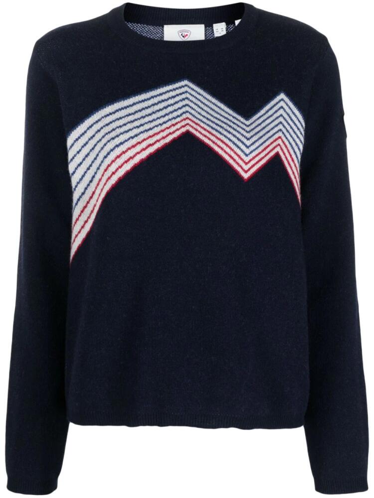 Rossignol Mountain round-neck sweater - Blue Cover