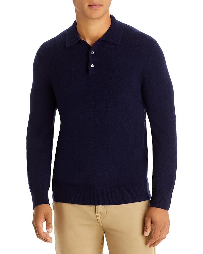 The Men's Store at Bloomingdale's Cashmere Three Button Polo Sweater Cover