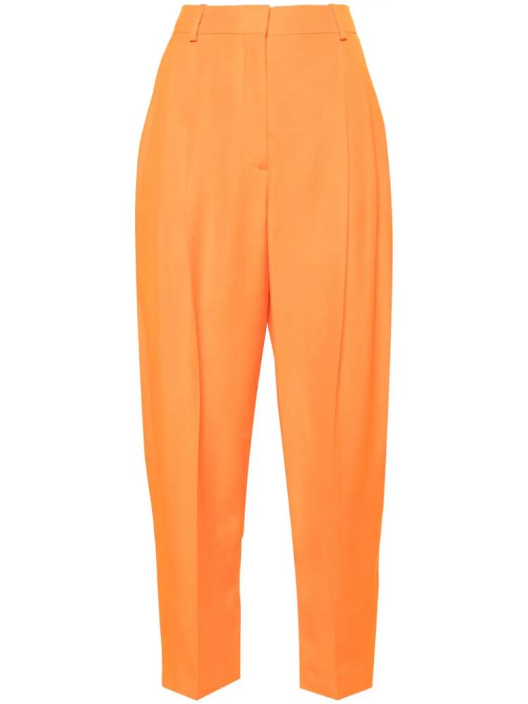 Stella McCartney pleated cropped trousers - Orange Cover